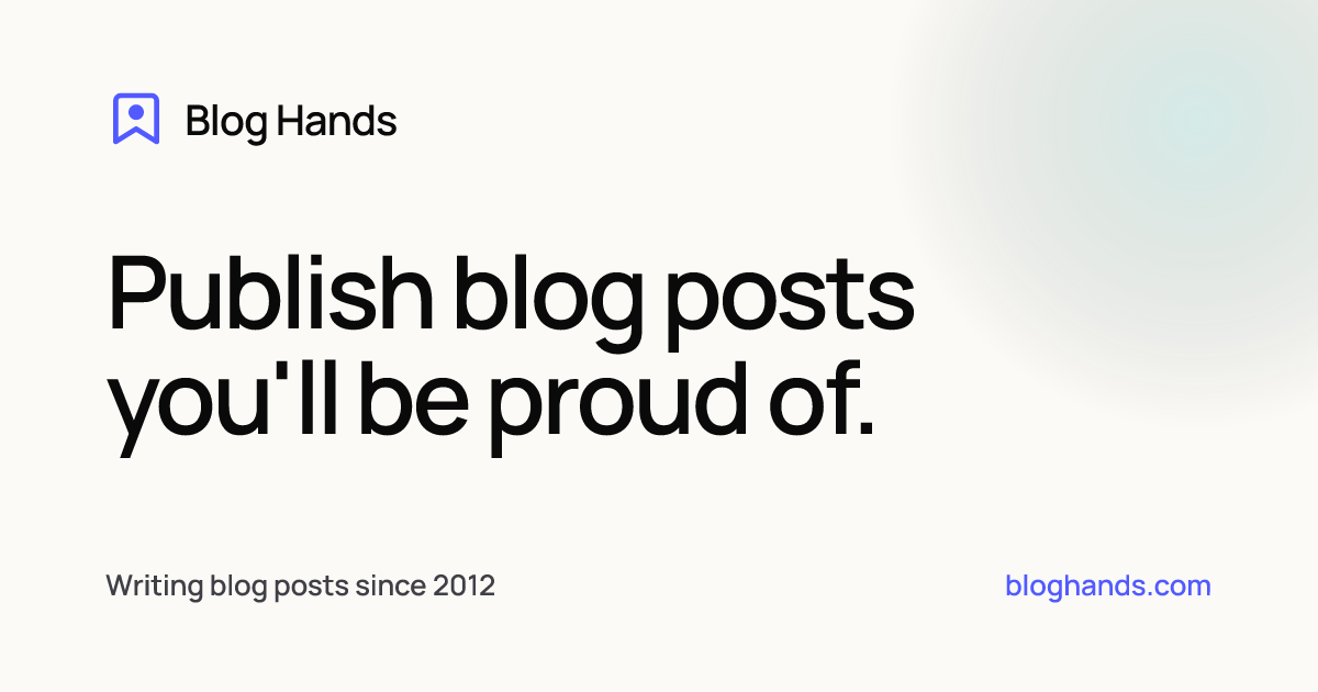 Blog Hands logo